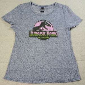 Jurassic Park Gray T Shirt Size Medium